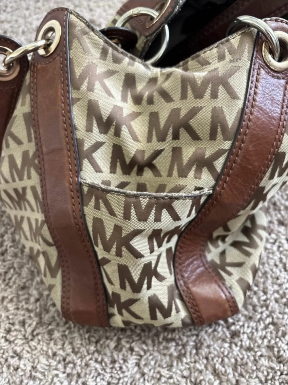 Michael Kors Logo Shoulder Bag